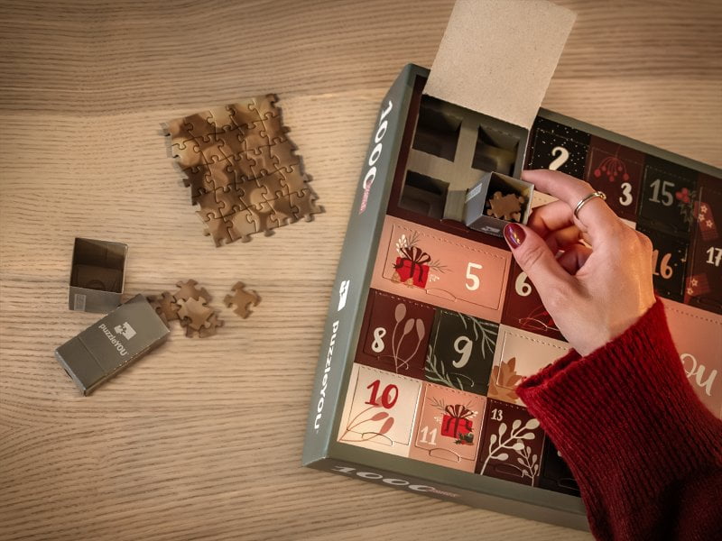 S každým otvoreným okienkom sa puzzle bude zväčšovať