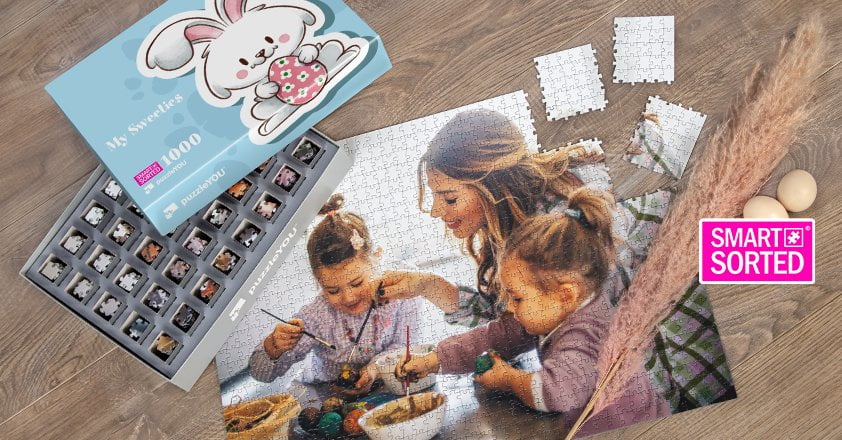 Veľkonočné puzzle s prekvapením