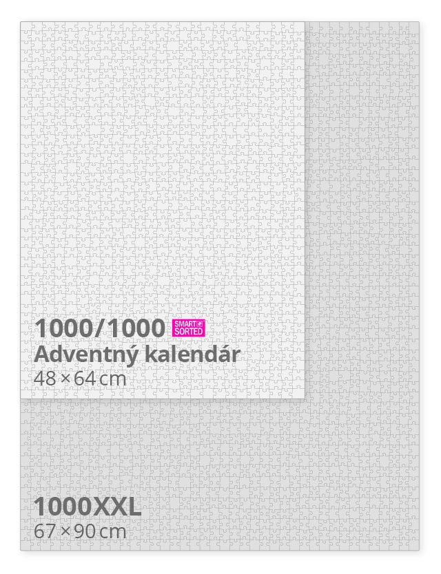 Naše veľkosti puzzle na porovnanie