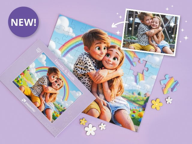 Puzzle z fotky AI Art